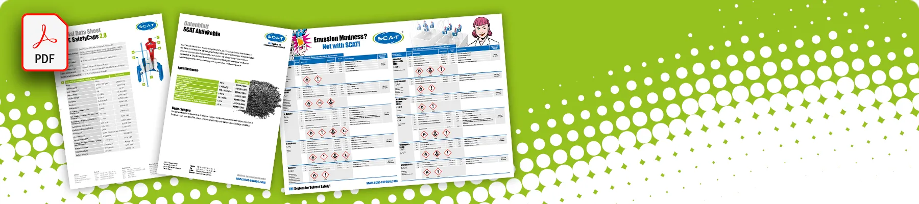 Kategoriebanner Technische Datenblätter