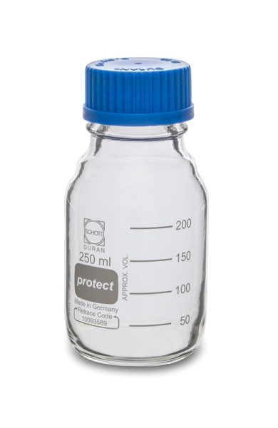 Laborflasche DURAN, GL45, 250 ml, Typ 1