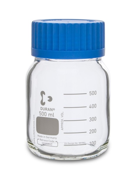 Laborflasche DURAN, GLS80, 500 ml, Typ 1